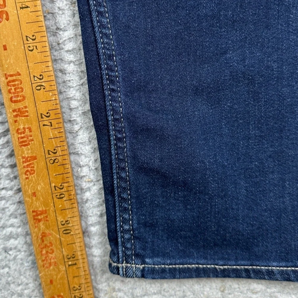 Banana Republic Travel Jeans Mens 38X32 Blue Athletic Fit Tapered Leg Stretch